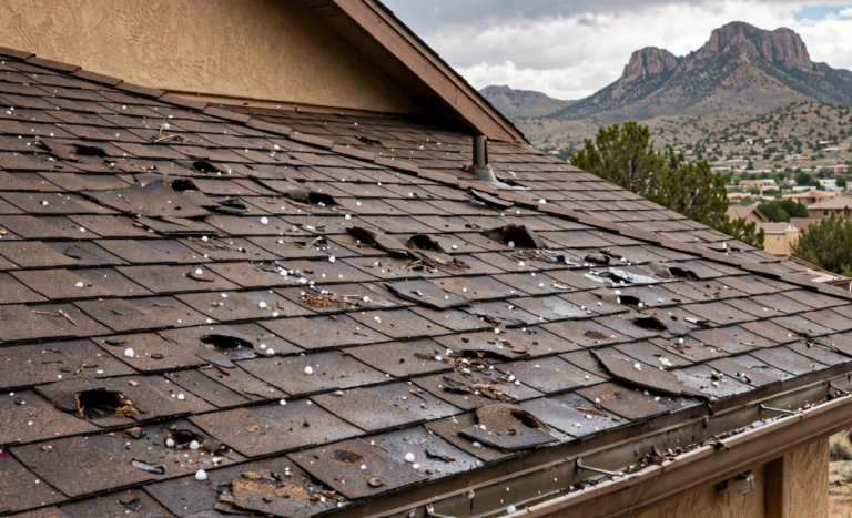 Why Albuquerque Hailstorms Often Mean Both Roof and Stucco Repair