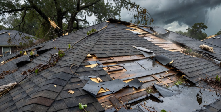 storm damage roofing